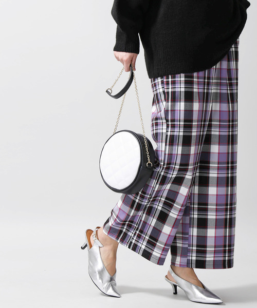 Wego Wego チェックイージーワイドパンツ Buyee An Online Proxy Shopping Service Shop At Zozotown Bot Online