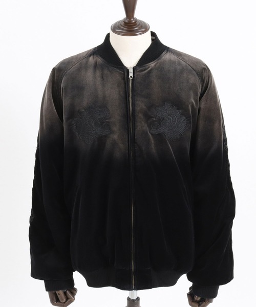 ADAM PATEK | ADAMPATEK/aging reversible souvenir jacket/エイジング