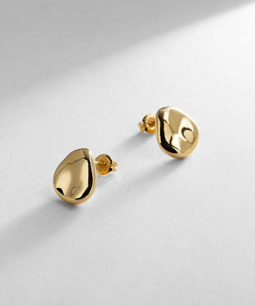 BOTTEGA VENETA チェーンドロップ 喜平 ピアス 925 シルバー