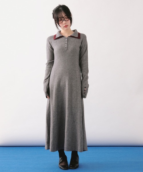 LOIN NUIT | knit tie onepiece / ニットタイワンピース - Buyee, an