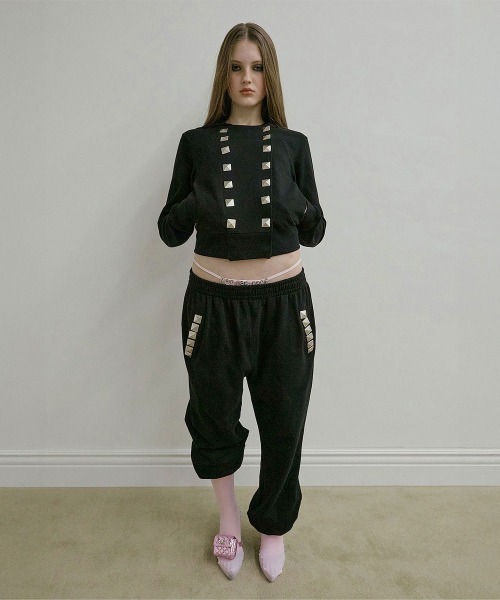SCULPTOR | Napoleon Stud Sweatpants - Buyee, an Online Proxy