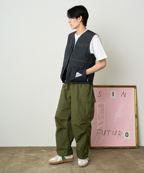 and wander (utility pocket vest ) ベスト 美品 AND WANDER | and wander/アンドワンダー tough aramid vest (M