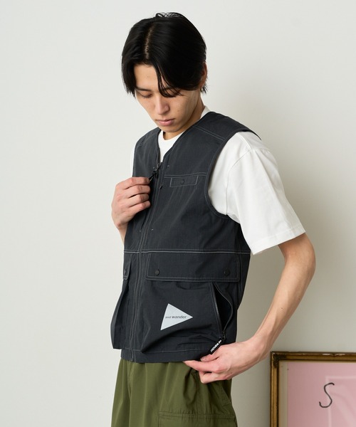 AND WANDER | and wander/アンドワンダー tough aramid vest (M