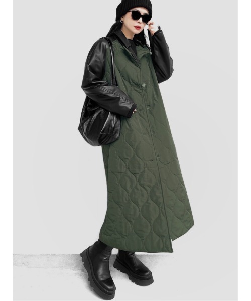 LVEU. | 【Ai × LVEU.】ドッキングキルティングコート / アウター