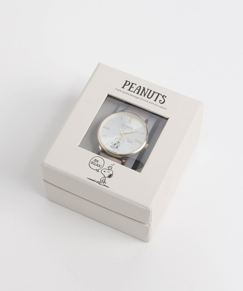 Peanuts Peanuts 70周年記念モデルスヌーピー本革ウォッチ Buyee An Online Proxy Shopping Service Shop At Zozotown Bot Online