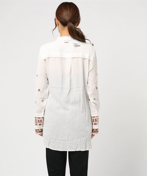 DESIGUAL ボーホーカフ シャツ 白 IMAN - Buyee, an Online Proxy