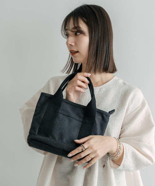 RENAME | Rename ファスナー付き 仕切り ミニ キャンバス ランチ