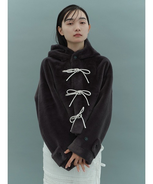FURFUR ボアダッフルコート グレー(FURFUR【新品】ボアダッフル FURFUR ボアダッフルコート グレー(FURFUR【新品】ボアダッフル