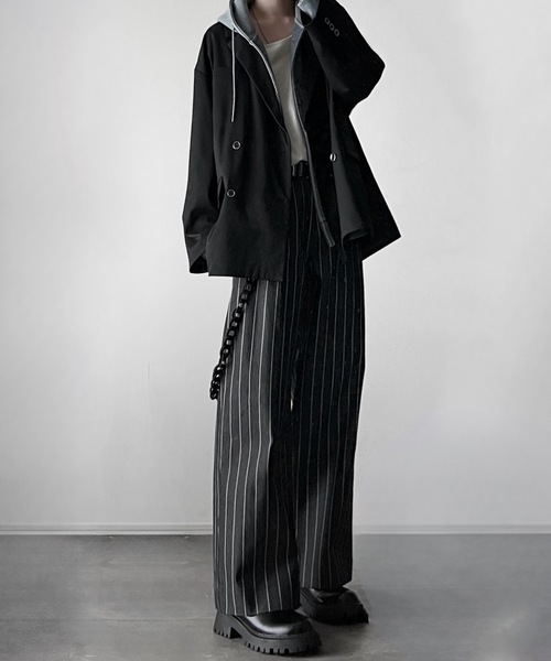 ADRER | TR w cloth loose tailored double jacket / TRダブルクロス 