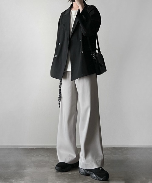 ADRER | TR w cloth loose tailored double jacket / TRダブルクロス 
