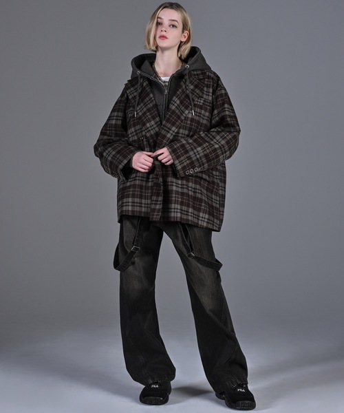 ADRER | TR w cloth loose tailored double jacket / TRダブルクロス