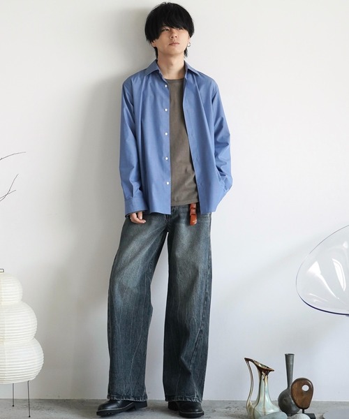 WYM LIDNM | MICRO SPAN BASIC DRESS SHIRT - Buyee, an Online Proxy