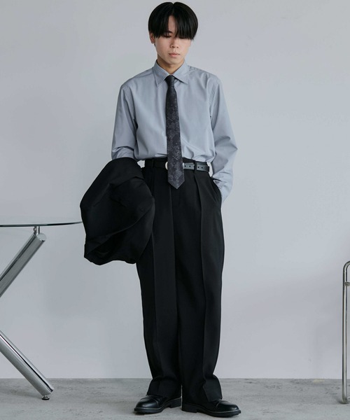 WYM LIDNM | MICRO SPAN BASIC DRESS SHIRT - Buyee, an Online Proxy