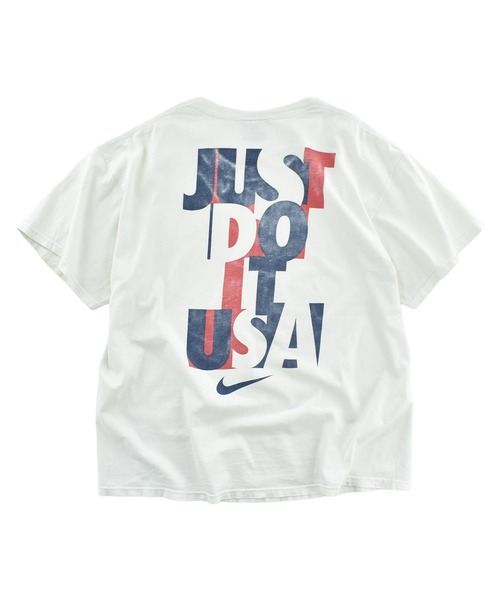 NIKE | 【USED】90's NIKE “JUST DO IT USA” ロゴ Tシャツ USA製