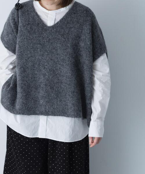 かぐれ | アルパカワイドニットベスト - Buyee, an Online Proxy