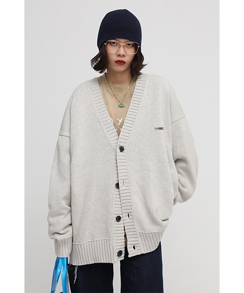 MASONPRINCE | 【MASONPRINCE】Oversized one-point logo cotton 