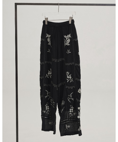 TODAYFUL | Embroidery Patchwork Trousers - Buyee, an Online
