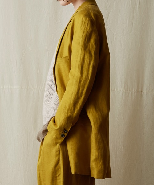 suzuki takayuki スズキタカユキ 23SS long jacket long jacket Ⅰ（テーラードジャケット）｜suzuki takayuki
