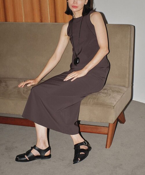 todayful Americansleeve Pencil Dress 36 ファッション