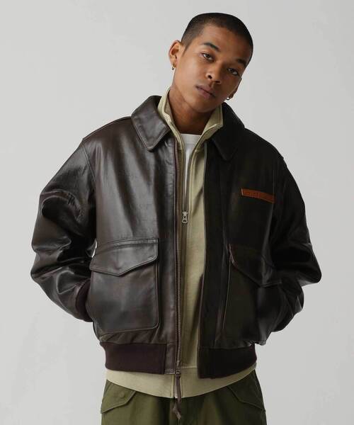 AVIREX | A-2 FLIGHT JACKET ANTIQUE LANB / A-2 フライトジャケット 