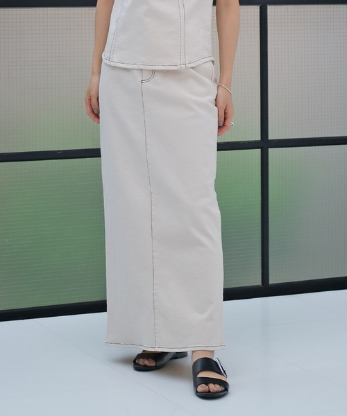 AKTE デニムIラインスカート　Sサイズ AKTE デニムIラインスカート Sサイズ - メルカリ