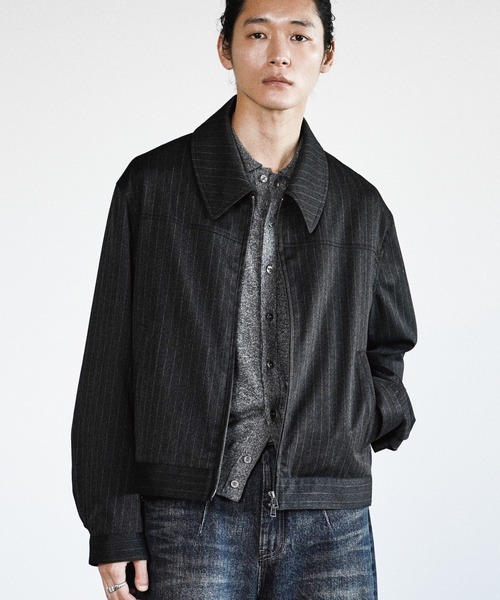 LA PEAU DE GEM | 【LA PEAU DE GEM】zip puff blouson/ジップパフ