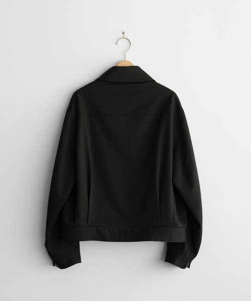 WYM LIDNM | TECH WOOL GABARDINE ZIP BLOUSON【SET-UP】 - Buyee, an