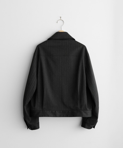 WYM LIDNM | TECH WOOL GABARDINE ZIP BLOUSON【SET-UP】 - Buyee, an