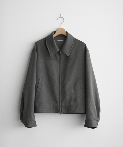 ジャケット・アウター TECH WOOL GABARDINE ZIP BLOUSON WYM LIDNM | TECH WOOL GABARDINE ZIP BLOUSON【SET-UP】 - Buyee, an