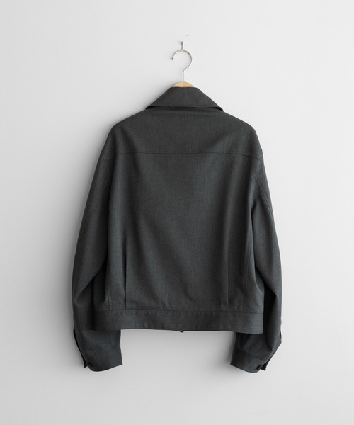 WYM LIDNM | TECH WOOL GABARDINE ZIP BLOUSON【SET-UP】 - Buyee, an