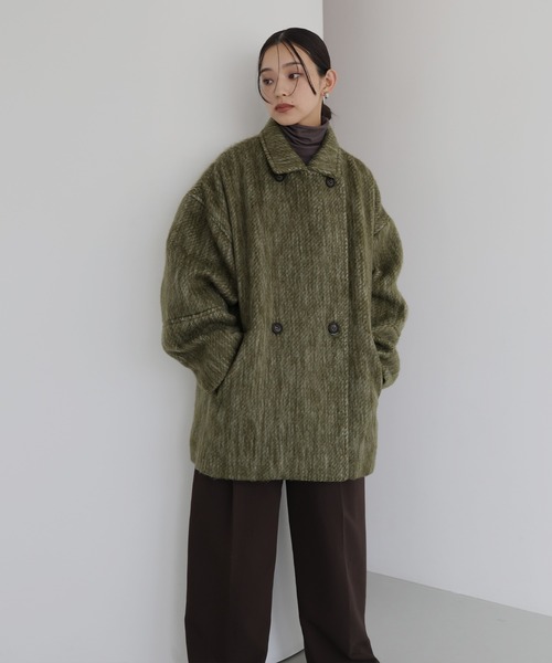 HELLAM | シャギーミドルコート - Buyee, an Online Proxy Shopping