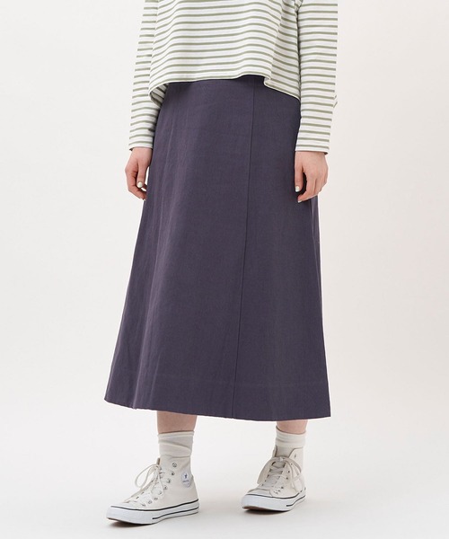 LA MARINE FRANCAISE | リネンコットンフレアスカート - Buyee, an 