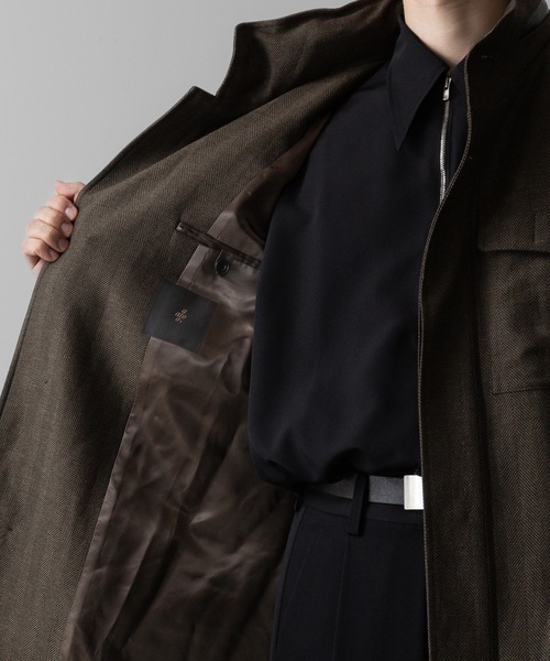 ATO | STAND COLLAR MILITARY COAT - Buyee, an Online Proxy Shopping