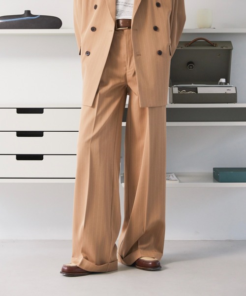 SOERTE | Wide straight slacks/ワイドストレートスラックス