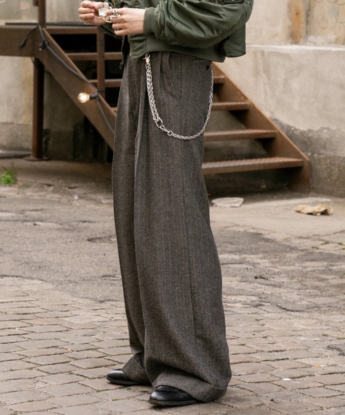 SOERTE | Wide straight slacks/ワイドストレートスラックスパンツ
