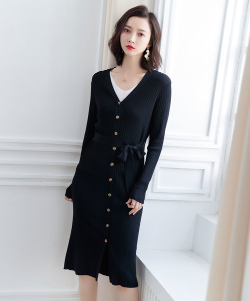 Saison De Papillon ワンピース カーディガン2way リブ切替ロングカーディガン Buyee An Online Proxy Shopping Service Shop At Zozotown Bot Online