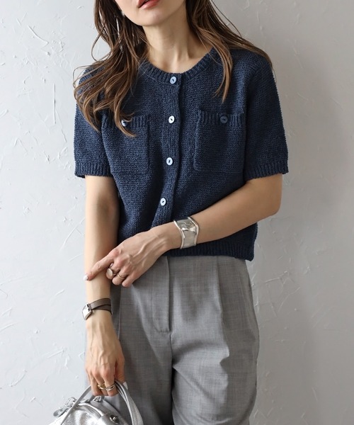 BONJOUR SAGAN | シルケットコットンボートネックTシャツ