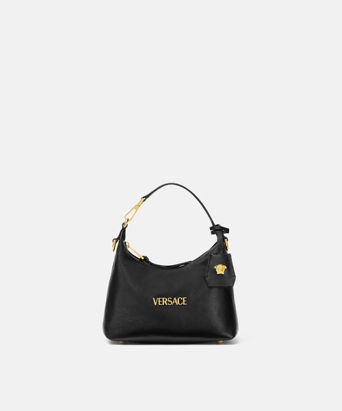 【Versace】 タグ レザー ホーボーバッグ VERSACE | ヴェルサーチェ タグ ホーボー バッグ - Buyee, an