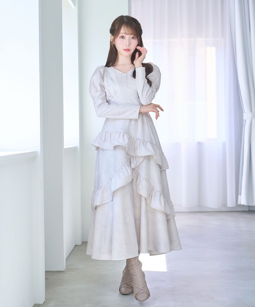 ROSE MUSE | Peony flower print dress - Buyee, an Online Proxy