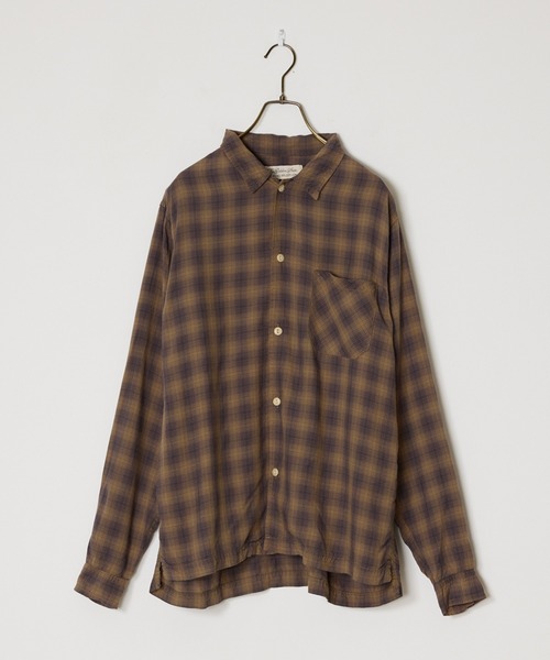 別注【REMI RELIEF/レミレリーフ】 RAYON チェックシャツ MUSE 【REMI