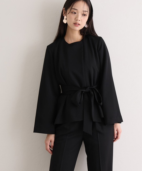 POURVOUS | ジレフォーマルセットアップセレモニー 入園式 卒園式 母親