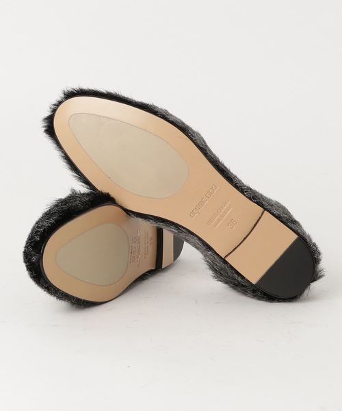 Pomme D Or Pommedor ファーフラットシューズ Buyee An Online Proxy Shopping Service Shop At Zozotown Bot Online