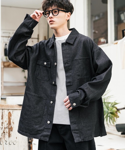 ROCKY MONROE | ヴィンテージライクオーバーサイズデニムカバーオール