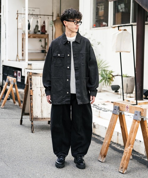 ROCKY MONROE | ヴィンテージライクオーバーサイズデニムカバーオール