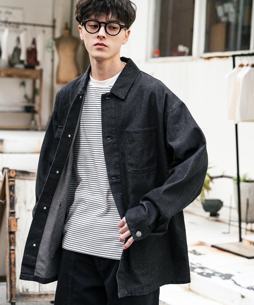 ROCKY MONROE | ヴィンテージライクオーバーサイズデニムカバーオール