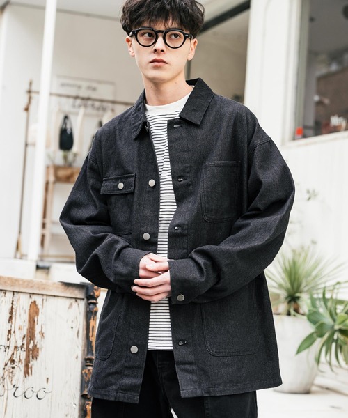 ROCKY MONROE | ヴィンテージライクオーバーサイズデニムカバーオール