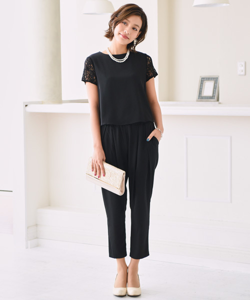 Kana レース袖の パンツドレス Buyee An Online Proxy Shopping Service Shop At Zozotown Bot Online