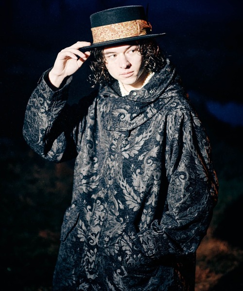 今期モノの美品 大人気glamb High Neck Mods Coat glamb（グラム）の「Denim High Neck Mods Coat / デニム