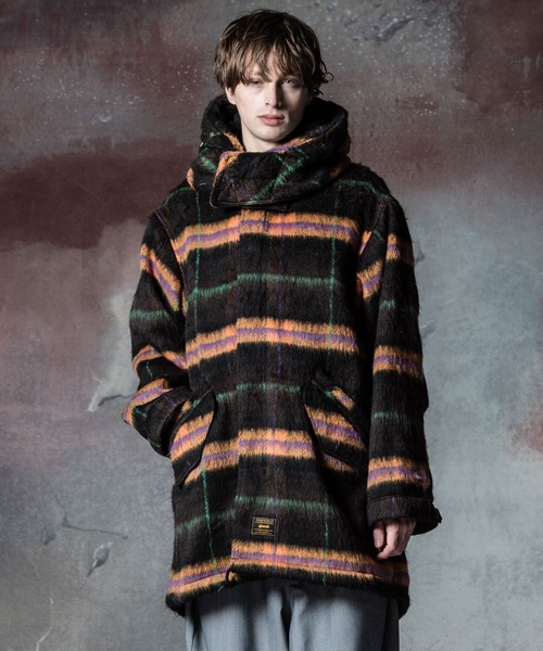 GLAMB | High Neck Mods Coat / ハイネックモッズコート - Buyee