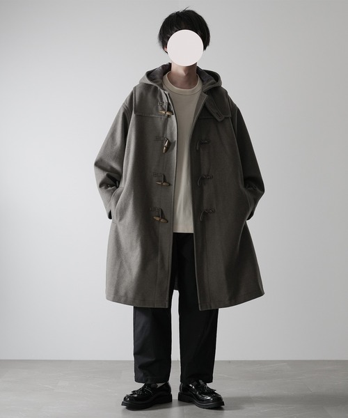 RUUBON ボリュームダッフルコート RUUBON | 【RUUBON】melton volume duffle coat / メルトン